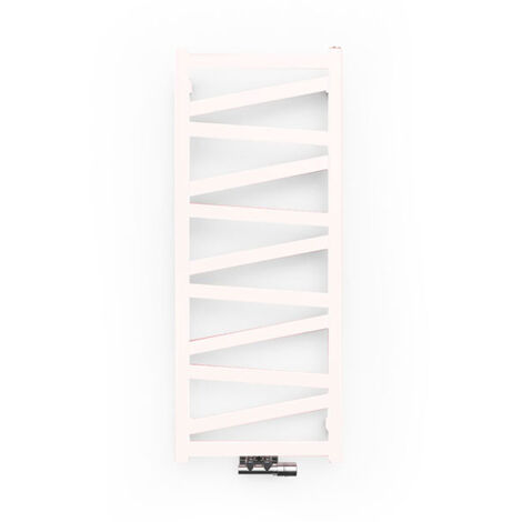 Sèche-serviette eau chaude blanc de 990mm de haut et 600mm de large - 423 Watt - VIP990/600ZXB