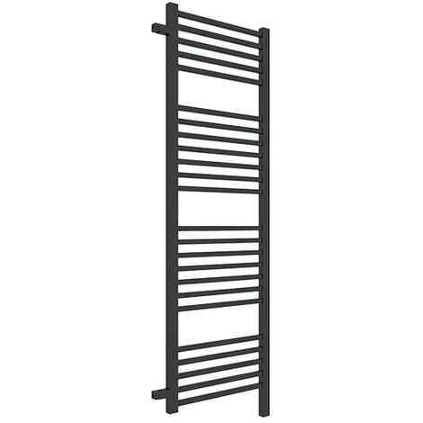 Sèche-serviette eau chaude noir de 1610mm de haut et 500mm de large - 607 Watt - BON1610/500DWZXN