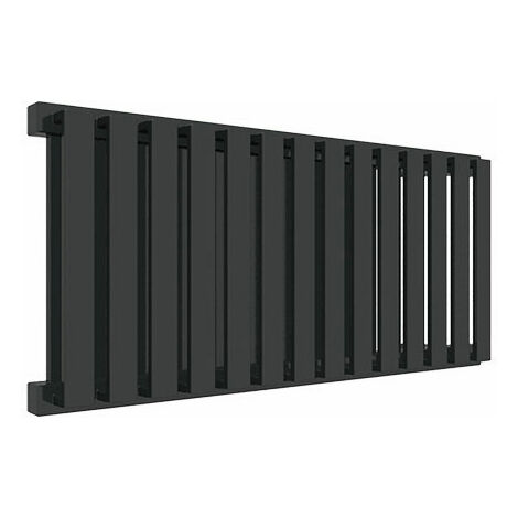 Sèche-serviette eau chaude noir de 300mm de haut et 645mm de large - 330 Watt - NEM300/645YPN
