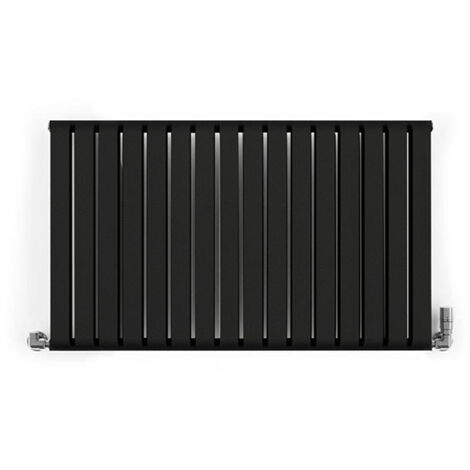 Sèche-serviette eau chaude noir de 330mm de haut et 525mm de large - 324 Watt - WAR330/525ROAXN