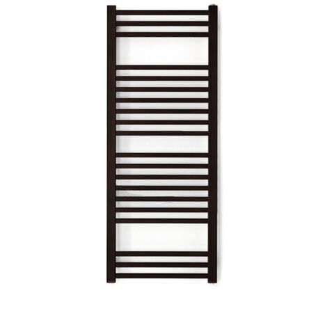 Sèche-serviette eau chaude noir de 760mm de haut et 500mm de large - 320 Watt - BON760/500SXN
