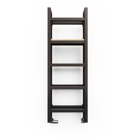 Sèche-serviette eau chaude noir de 920mm de haut et 300mm de large - 383 Watt - STA920/300SXN