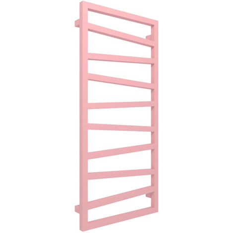 Sèche-serviette eau chaude rose de 600mm de haut / 500mm de large - 245 Watt - ZIG600/500ZX3015