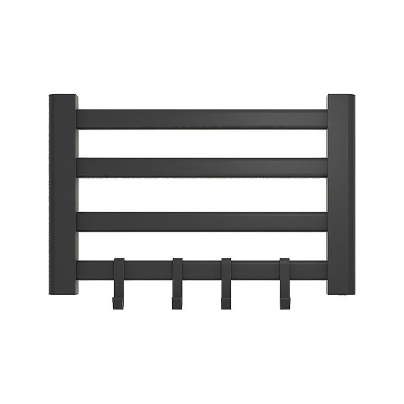 Seche Serviette Electrique, 550x350mm, Température Constante 55°, avec Crochet, Chauffage Sèche Serviettes, Chauffage en Fibre de Carbone,