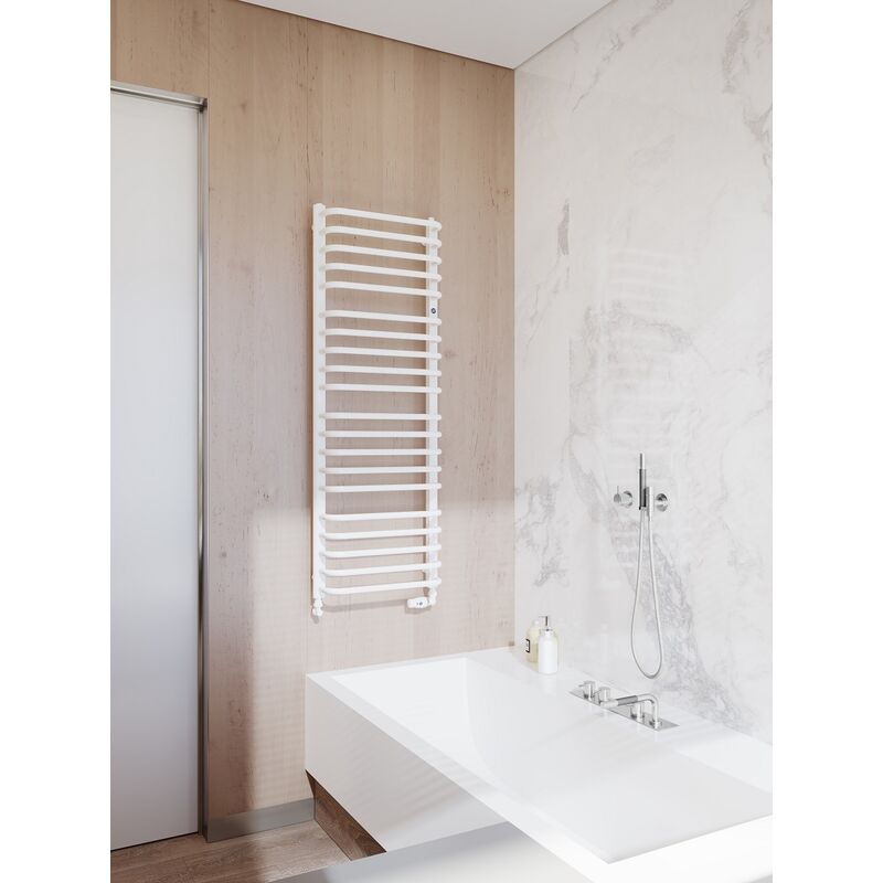 Otitec - Sèche serviette électrique blanc - bolivi - 900 watt - 60 x 140 - Blanc