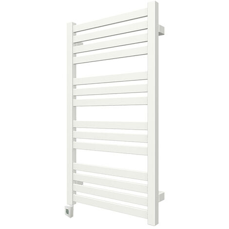 Sèche-serviette électrique blanc de 1185mm de haut et 630mm de large - 800 Watt - MAR1185/630E1B