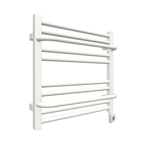 Sèche-serviette électrique blanc de 500mm de haut et 700mm de large - 300 Watt - LIM500/700E8B