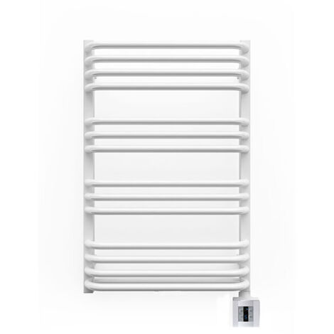 Sèche-serviette électrique blanc de 540mm de haut et 300mm de large - 200 Watt - ALE540/300E8B