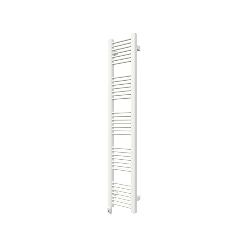 Matisère - Sèche-serviette électrique blanc de 1210mm de haut et 230mm de large - 300 Watt - MIK1210/230E1B
