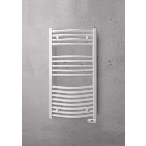 Sèche-serviette électrique Capitole 2 - acier - cintre - blanc H1770 L750 - 1250w