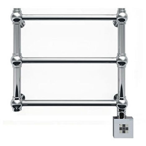 Sèche-serviette électrique chromé de 430mm de haut / 504mm de large - 100 Watt - RET430/504E8CRO