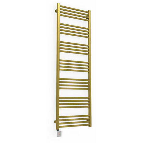 Sèche-serviette électrique doré de 1620mm de haut et 680mm de large - 1000 Watt - FIO1620/680E1BRA