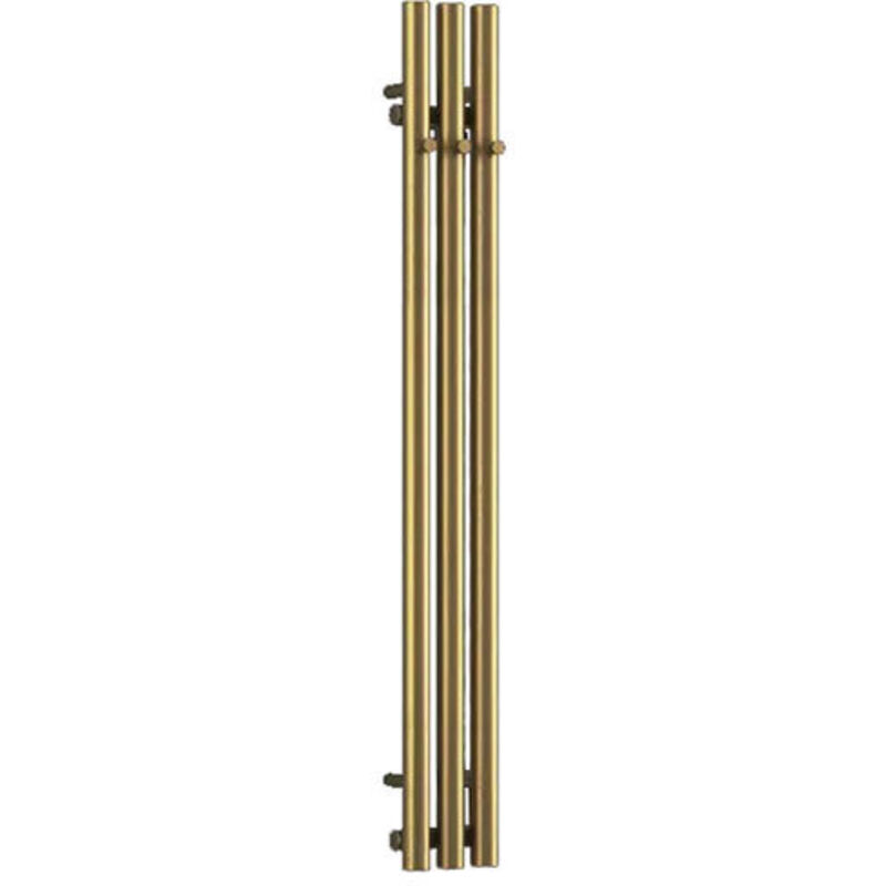 Sèche-serviette électrique doré - (HxL) 1200x150mm - 300 (Watts) - 300 Watt - ROL1200150HANE8BRA