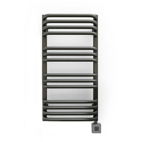 Sèche-serviette électrique gris 1580mm de haut 700mm de large - 1000 Watt - ALE1580/700E8DGR