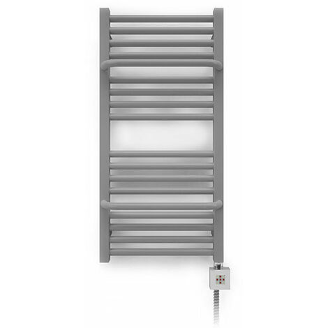 Sèche-serviette électrique gris de 1460mm de haut et 700mm de large - 1000 Watt - LIM1460/700E87042