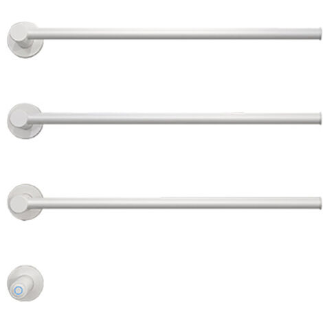 Sèche-serviette électrique inox 304 – Thermostatique intelligent 42W – Température constante 45 °C – Interrupteur à un bouton