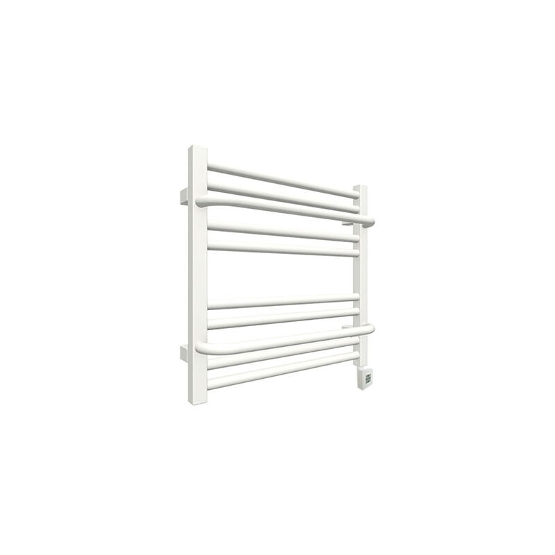 Matisère - Sèche-serviette électrique blanc de 500mm de haut et 300mm de large - 100 Watt - LIM500/300E8B