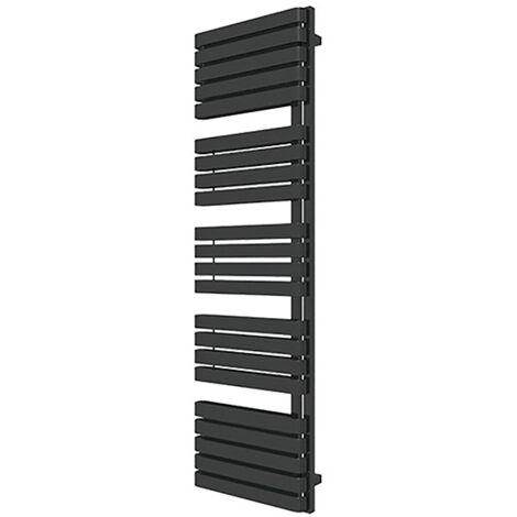 Sèche-serviette électrique noir de 1695mm de haut et 500mm de large - 1200 Watt - WAR1695/500SSOAE8N