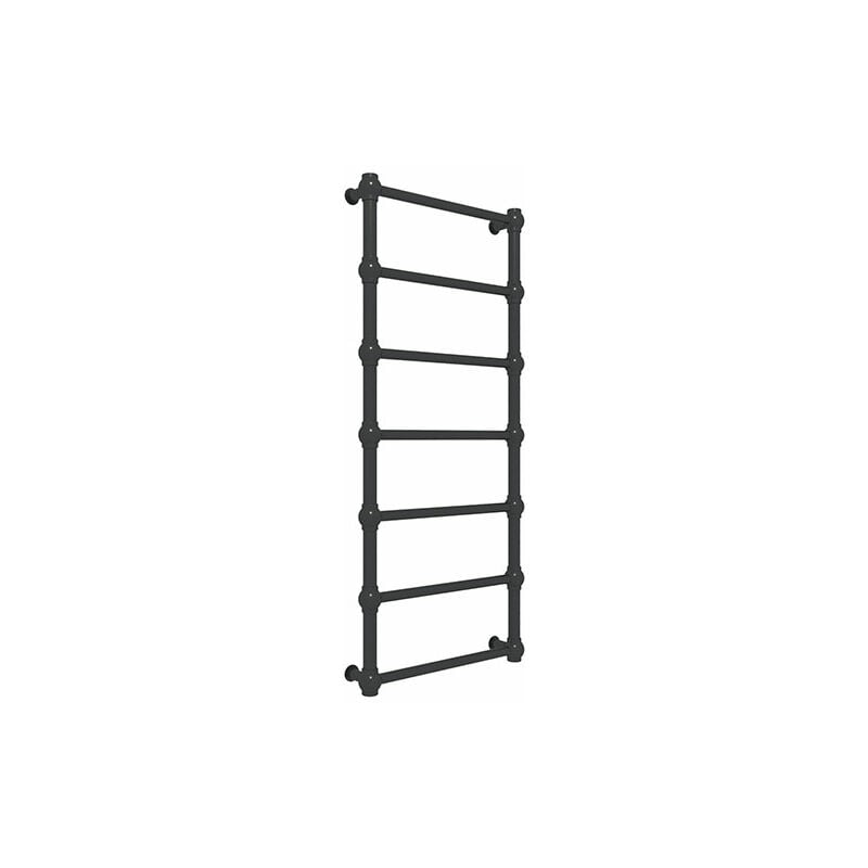 Matisère - Sèche-serviette électrique noir de 1170mm de haut et 504mm de large - 300 Watt - RET1170/504E1N