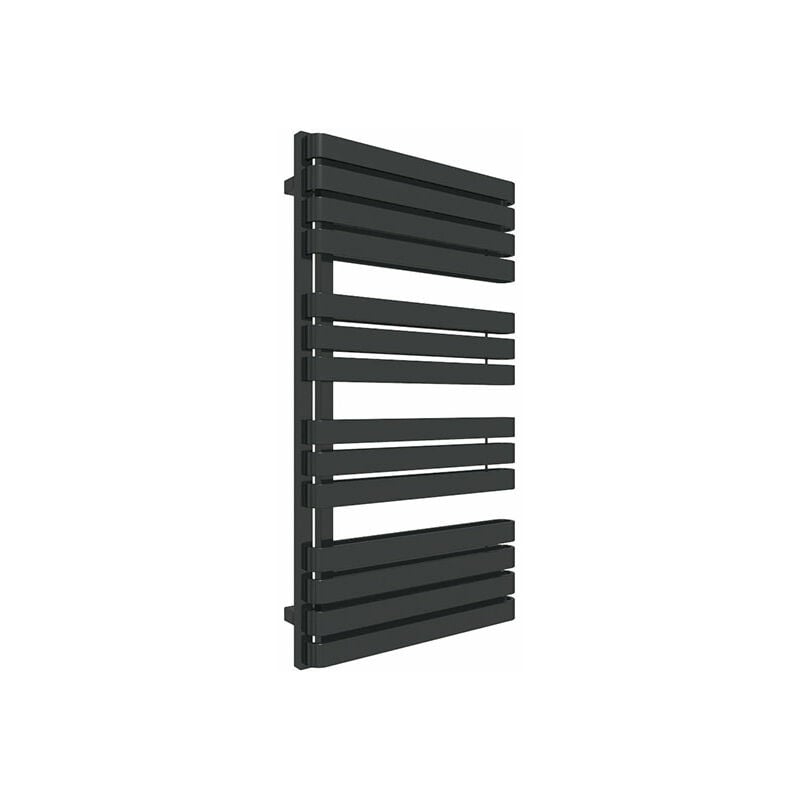 Sèche-serviette électrique noir de 915mm de haut et 500mm de large - 600 Watt - WAR915/500SE1N