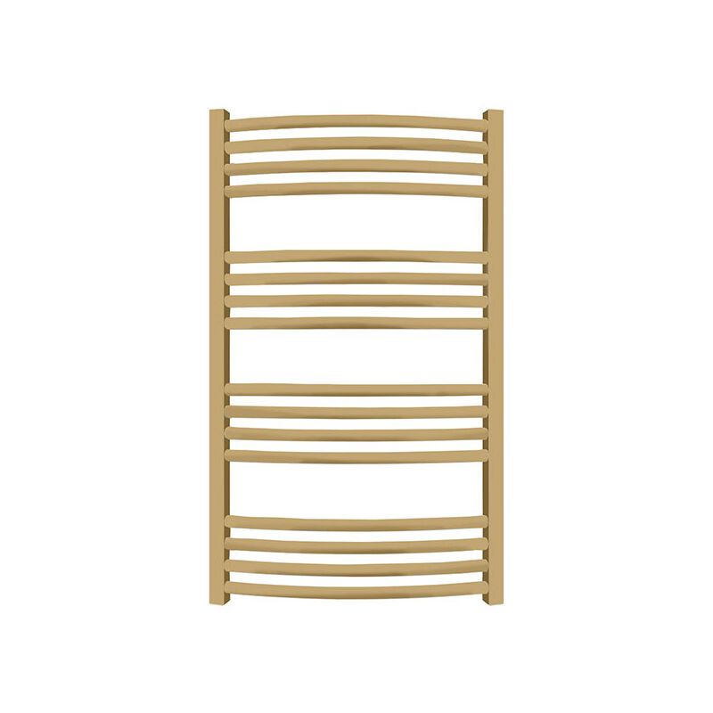 Matisère - Sèche-serviette électrique programmable doré - HxL 1140x486 mm - 600 Watt - LEN1140/486E8BRAP