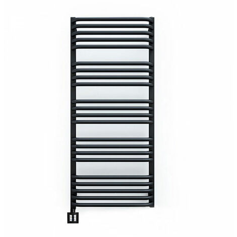 Sèche-serviette électrique programmable noir - HxL : 1580x700 mm - 1000 Watt - ALE1580/700E8NP