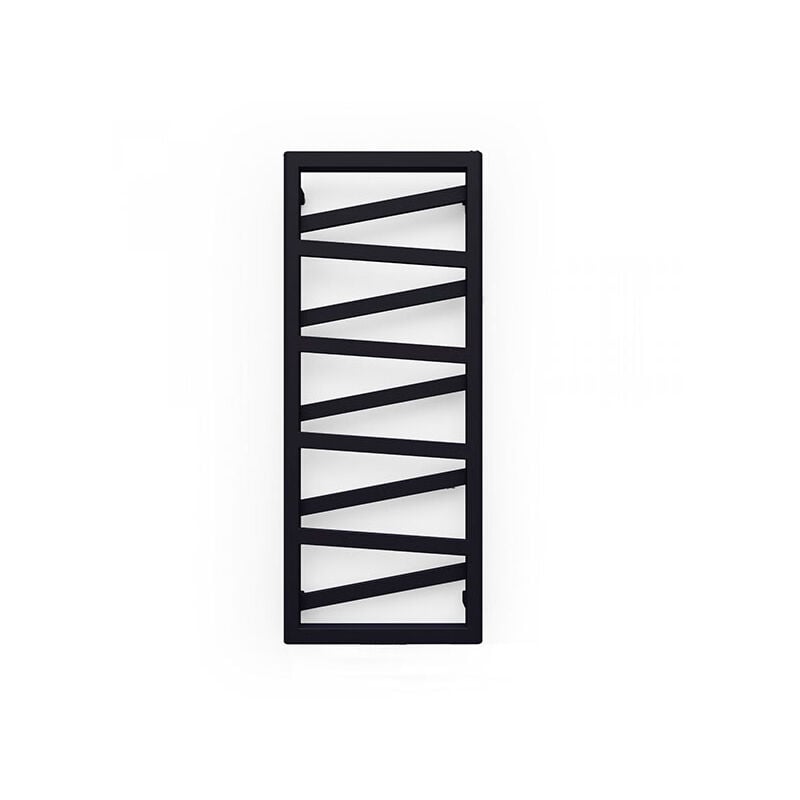 Matisère - Sèche-serviette électrique programmable noir - HxL : 510x400 mm - 200 Watt - WIN510/400E8NP