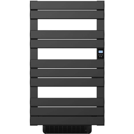 Bestherm – Sèche-serviette électrique sans fluide avec soufflerie 500W+1000W – Dimensions H.108,4xL60cm – Technologie d'inertie sèche optimisée