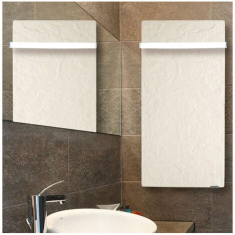 Sèche-serviette H2O DK11 Vertical Blanc Quartz 850W - VALDEROMA 17085011B