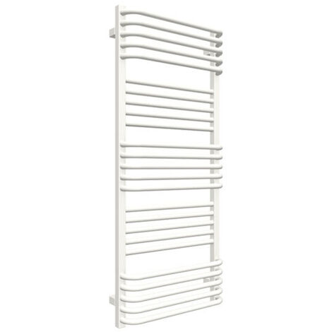 Sèche-serviette mixte blanc de 1580mm de haut et 600mm de large - 1061 Watt - POL1580/600Z1B