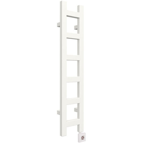 Sèche-serviette mixte blanc de 640mm de haut et 200mm de large - 130 Watt - EAS640/200V2B