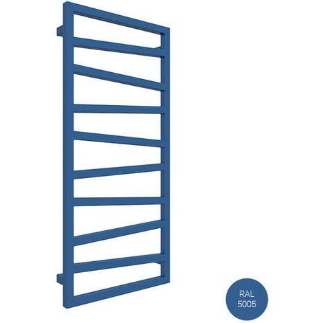 Sèche-serviette mixte bleu majorelle de 600mm de haut et 500mm de large - 245 Watt - ZIG600/500Z85005