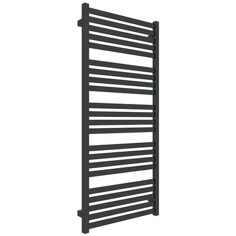 Sèche-serviette mixte noir - Raccordement aux extrémités - Marlin/V2N