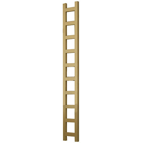 Sèche-serviette étroit - Mixte - Doré - Raccordement à gauche ou à droite - Easy