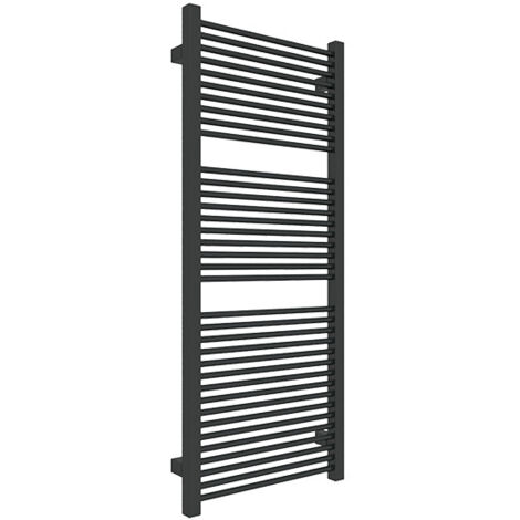 Sèche-serviette mixte noir de 435mm de haut et 430mm de large - 203 Watt - MIK435/430Z1N
