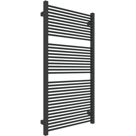 Sèche-serviette mixte noir de 435mm de haut et 530mm de large - 245 Watt - MIK435/530Z8N