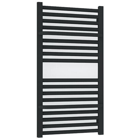 Sèche-serviette mixte noir de 820mm de haut et 400mm de large - 228 Watt - LIM820/400V2N