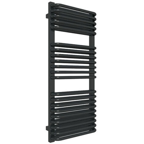 Sèche-serviette mixte noir de 820mm de haut et 440mm de large - 545 Watt - TYT820/440Z8N
