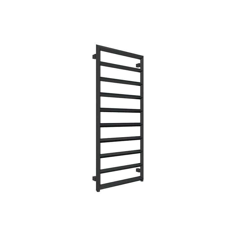 Matisère - Sèche-serviette mixte noir de 880mm de haut et 400mm de large - 270 Watt - DIA880/400Z8N