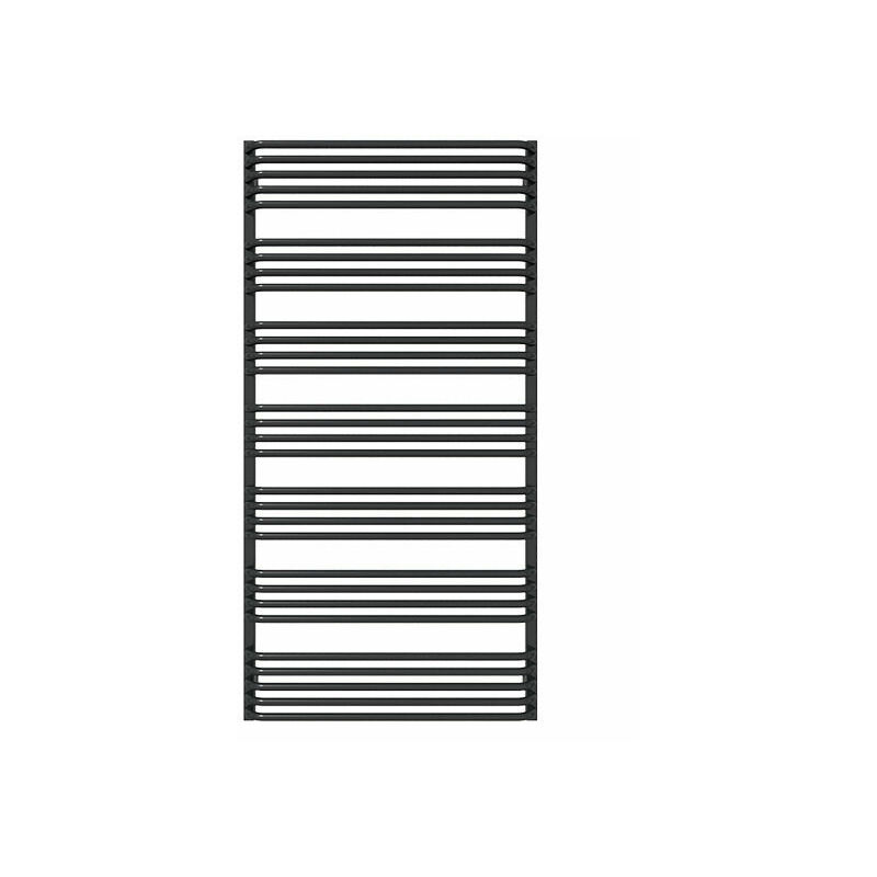 Matisère - Sèche-serviette mixte noir de 1580mm de haut et 600mm de large - 949 Watt - ALE1580/600SOAZ8N