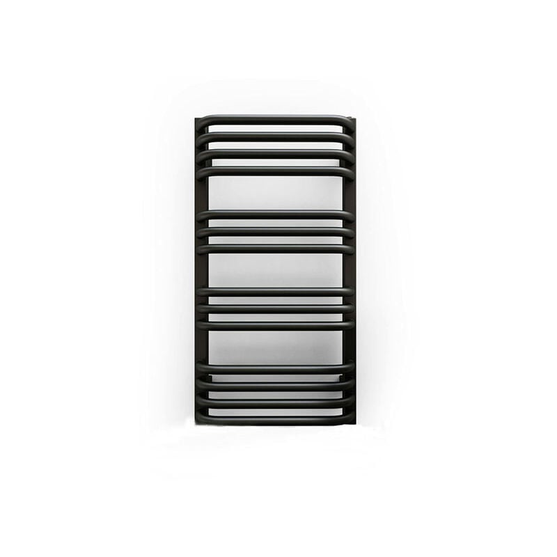 Sèche Serviette Radiateur-matisere - Sèche-serviette mixte noir de 760mm de haut et 300mm de large - 257 Watt - ALE760/300V2N