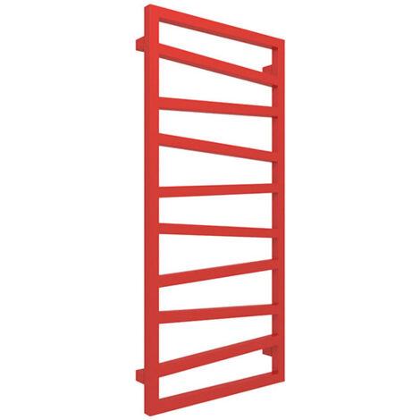 Sèche-serviette mixte rouge trafic de 600mm de haut et 500mm de large - 245 Watt - ZIG600/500Z83020