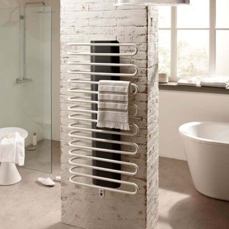 Sèche-serviette mixte SANAGA Blanc Réversible 1000W - 1690 x 600 mm - Finimetal