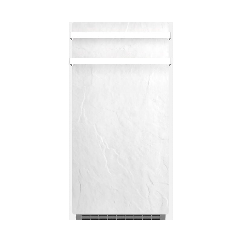 Séche-serviette NYX Lis en Pierre 700w et soufflerie 1000w Vertical Blanc