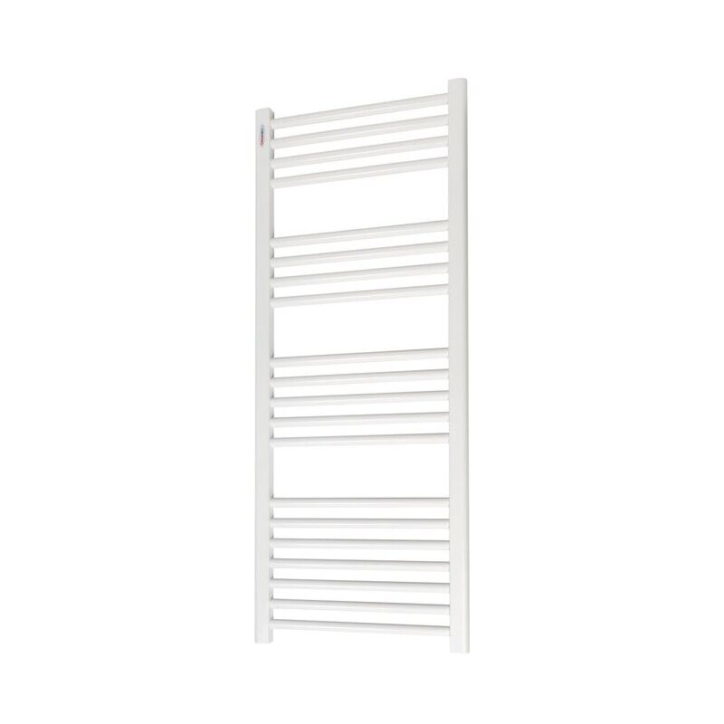 Sèche-serviette tubes ronds droits Florence Tonon Evolution - Blanc - 514 w