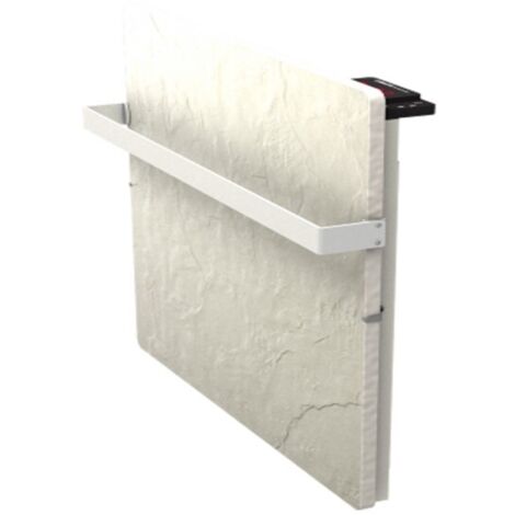 Sèche-serviettes à inertie TACTILO Carré BLANC QUARTZ 800W - Valderoma BZ08BSA
