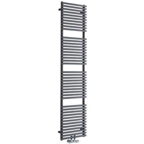 Sèche-Serviettes à Raccordement Central – Anthracite – 182.3 x 40cm – Magera