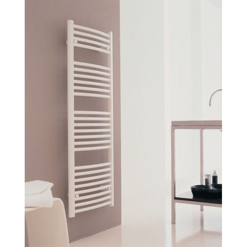 Alterna - Sèche-Serviettes Eau Chaude 745W Ondéo Vertical Mural Blanc - 1769932