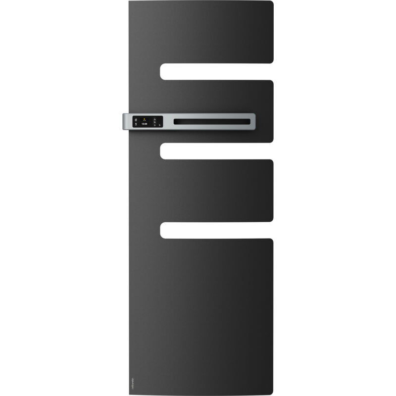 Atlantic - Radiateur sèche-serviettes connecté Serenis mât gauche 750W Anthracite - 850572