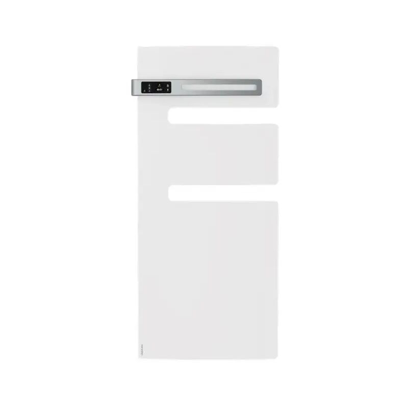 Radiateur sèche-serviettes connecté Serenis avec soufflerie mât gauche 1500W Blanc - 850554 - Atlantic